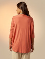 Blusa Morcego Gola V Figo