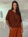 Blusa Quadrada Barro