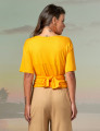 Blusa Nó Frente Maracujá