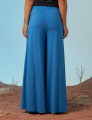 Calça Maxi Pantalona Azul Mineral