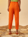 Calça Trancoso Linho Tangerina