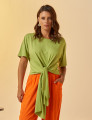 Blusa Nó Frente Kiwi