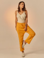Calça Saruel Linho Papaya