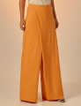 Calça Maxi Prega Papaya