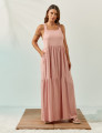 Vestido Rodado Rosa Blush