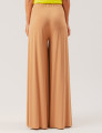 Calça Maxi Pantalona Bege Deserto