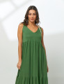 Vestido Soft Cordas Alecrim