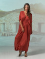 Vestido Kaftan Franzido Pinhão