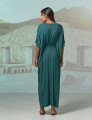 Vestido Kaftan Franzido Manguezal