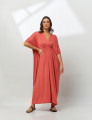 Vestido Kaftan Franzido Figo