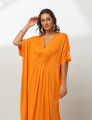 Vestido Kaftan Franzido Criativo