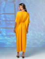 Vestido Kaftan Franzido Maracujá