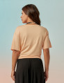 Blusa Nó Frente Pêssego