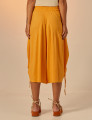 Calça Pantacourt Linho Papaya