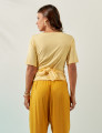 Blusa Nó Frente Amarelo Solar