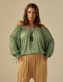 Blusa Ombro A Ombro Quartzo