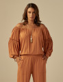 Blusa Ombro A Ombro Argila