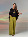 Calça Maxi Pantalona Maçã Verde