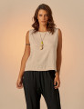 Blusa Cropped Linho Gelato