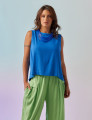 Blusa Cropped Linho Grego