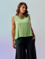 Blusa Cropped Linho Salsa