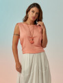 Blusa Cropped Linho Bellini