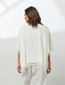 Blusa Kaftan Linho Off