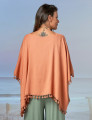 Blusa Kaftan Linho Goiaba