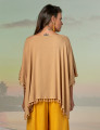 Blusa Kaftan Linho Areia