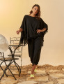 Blusa Kaftan Linho Preta