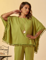 Blusa Kaftan Linho Atemoia