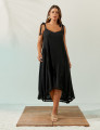 Vestido Linho Mullet Preto