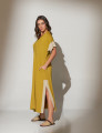 Vestido Mid Bicolor Espinafre-U