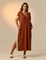 Vestido Midi Bicolor Cacau
