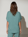 Blusa Quadrada Linho Mineral-U
