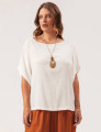 Blusa Quadrada Linho Off