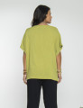 Blusa Quadrada Linho Verde Atemoia