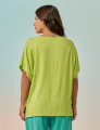 Blusa Quadrada Linho Verde Siciliano