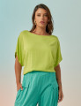 Blusa Quadrada Linho Verde Siciliano