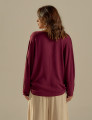 Blusa Manga Longa Linho Merlot