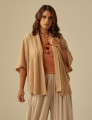 Kimono Tricô Areia