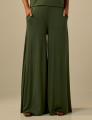 Calça Maxi Pantalona Musgo