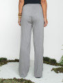 Calça Reta Linho Cinza Granizo