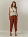Calça Trancoso Linho Terracota