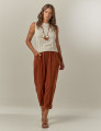 Calça Trancoso Linho Terracota