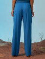 Calça Pantalona Azul Mineral