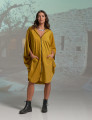 Poncho Nylon Mostarda