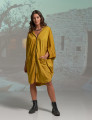 Poncho Nylon Mostarda
