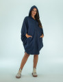 Poncho Nylon Azul Marinho