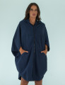 Poncho Nylon Azul Marinho